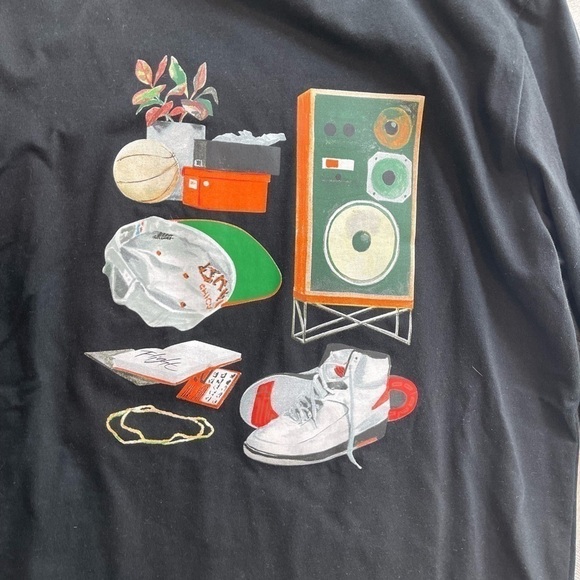 Jordan Black Shirt w/Graphics - Picture 4 of 5